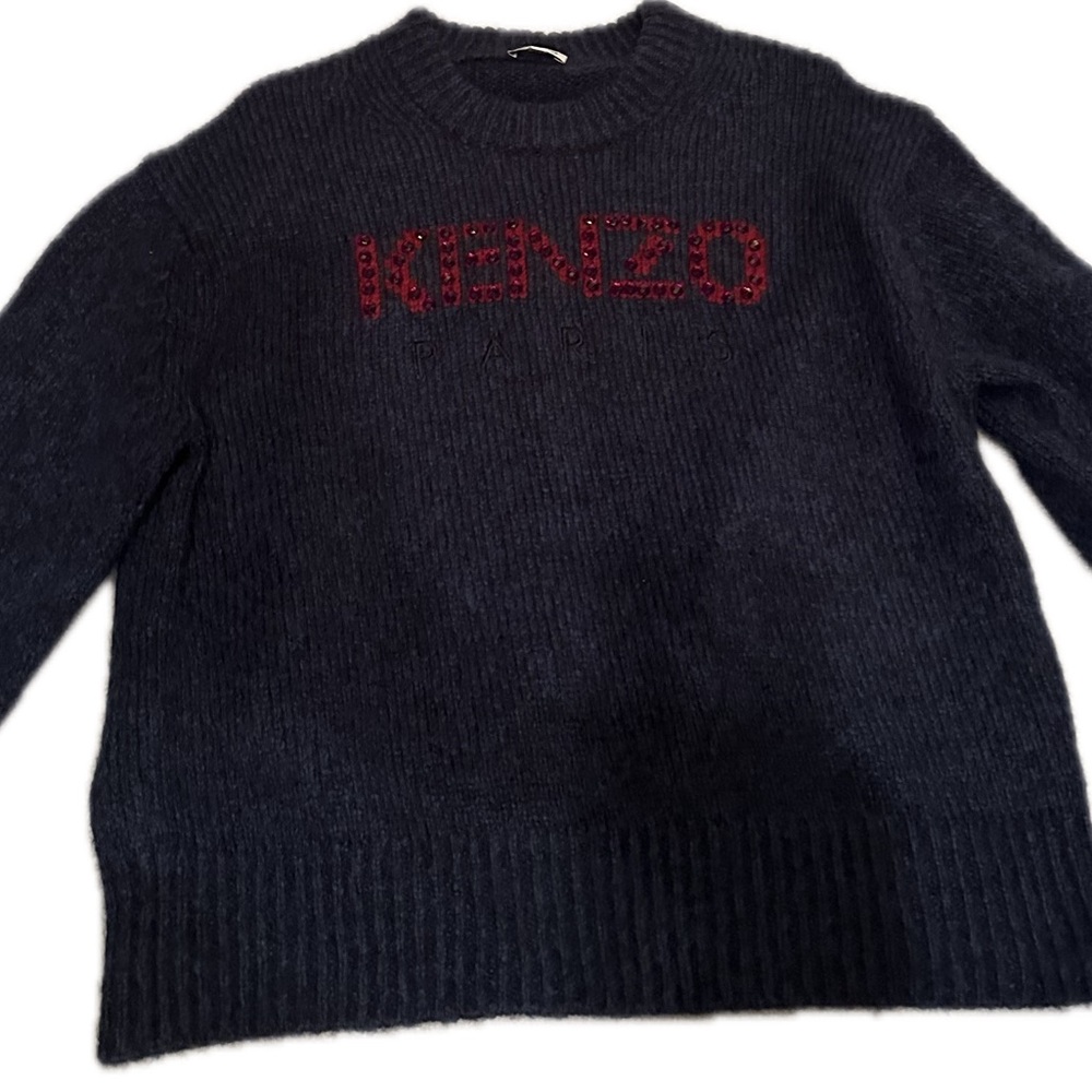 Kenzo Ladies Kenzo Paris Ikat Sweatshirt in Black